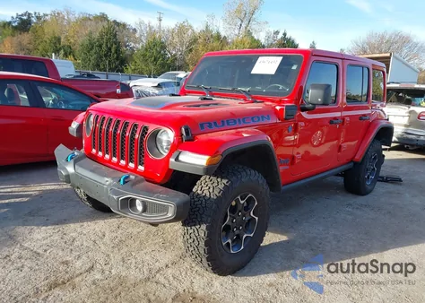 2022 Jeep Wrangler 4Xe Unlimited Rubicon 4X4 из США, поврежденный, VIN 1C4JJXR67NW188702